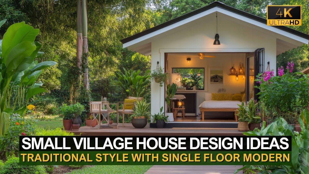 Discover Tiny Farmhouse Living: Modern and Traditional Small 1 Bedroom House Design Ideas