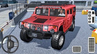 New Red Jeep Parking Challenge - Park 4x4 Jeep Simulator - Android Gameplay