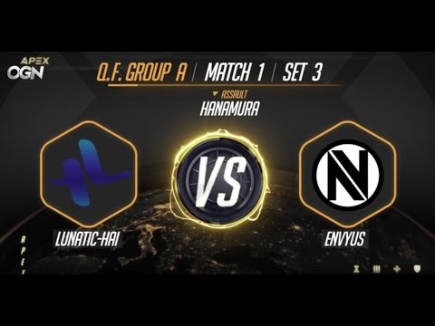 Lunatic-Hai vs EnvyUs Group A Playoff Highlights - Game 3 | OGN APEX Season 2 2017