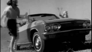 VINTAGE 1966 Chevy Corvair commercial - UNSAFE AT ANY SPEED