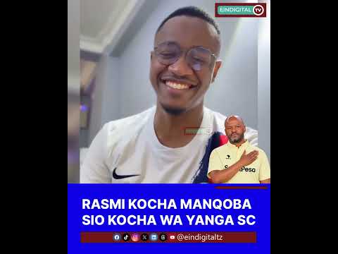 RASMI MANQOBA SIO KOCHA WA YANGA SC #shorts #trending #viral