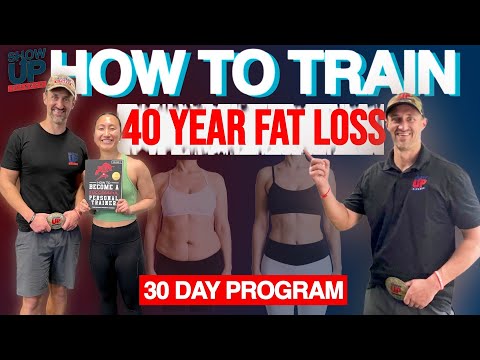 Fat Loss Program 40-yr old women | 30-day Program Design for Personal Trainers Show Up Fitness CPT
