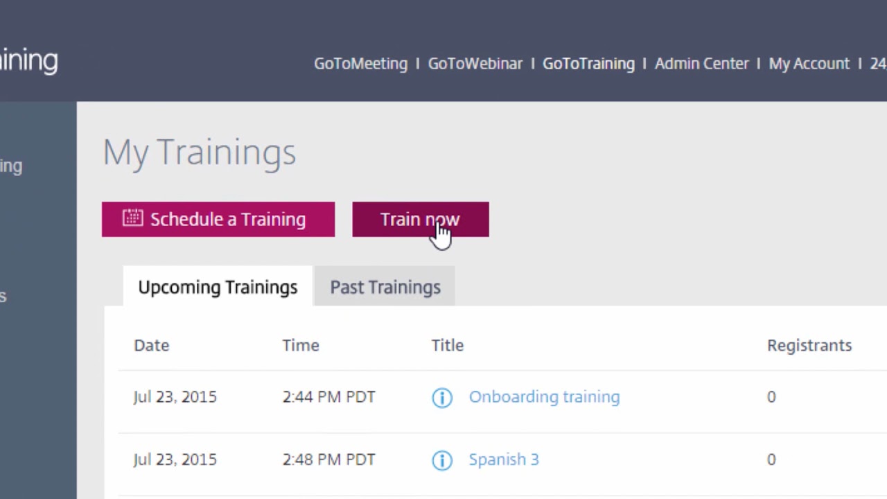 GoToTraining - Train Now