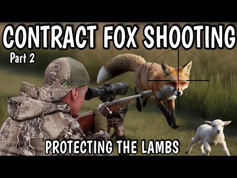 FOXES KILLING BABY LAMBS || FARMER HIRES PROFESSIONAL SHOOTER || 48 FOXES SHOT & REMOVED