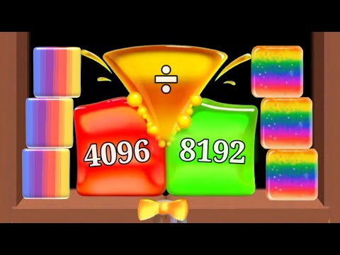 Jelly Cubes 2048 (New Update) vs melty bubble 3d - 2048 Gameplay Walkthrough all level part #1