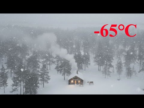 Extreme winter in the North of Russia. How do the northern Khanty people survive in the taiga?