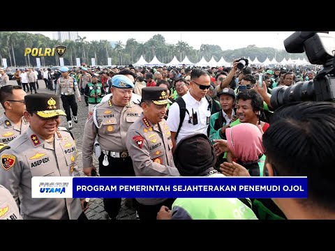 KAPOLRI AJAK OJEK ONLINE DUKUNG PROGRAM PEMERINTAH SEBAGAI UPAYA MEMBANGUN BANGSA YANG SEJAHTERA