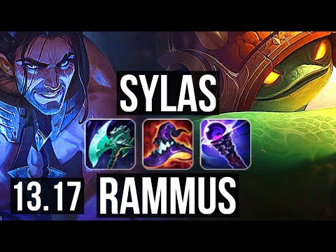 SYLAS vs RAMMUS (JNG) | Quadra, 65% winrate, Legendary, 16/3/11 | NA Grandmaster | 13.17