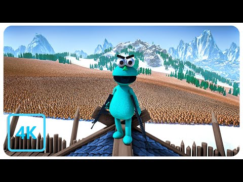 10,000 Evil Rescue Team vs 2,000,000 Spartans - Ultimate Epic Battle Simulator 2 UEBS 2 (4K)