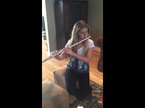 Flute B-Flat Scale