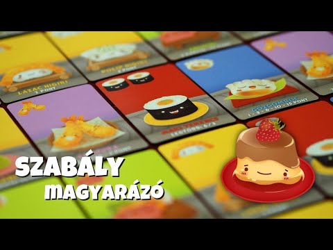 Sushi Go társasjáték  Kötelezők rövidebben (szabálymagyarázó) - reflexshop