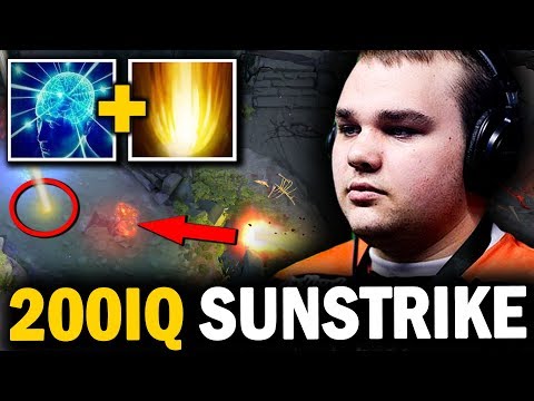 INCREDIBLE 200IQ SUNSTRIKE NoOne Invoker vs Ahjit TB Mid - Virtus.Pro vs Mineski | Dota 2 Invoker