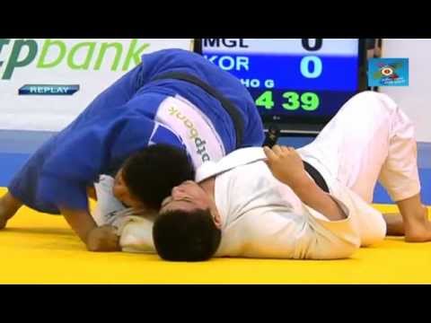 Judo European Open Budapest 2013: Duurenbayar ULZIIBAYAR (MGL) - Guham CHO (KOR) Bronze [+100kg]