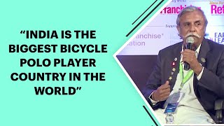 \"India is the biggest bicycle polo player country in the world\" image