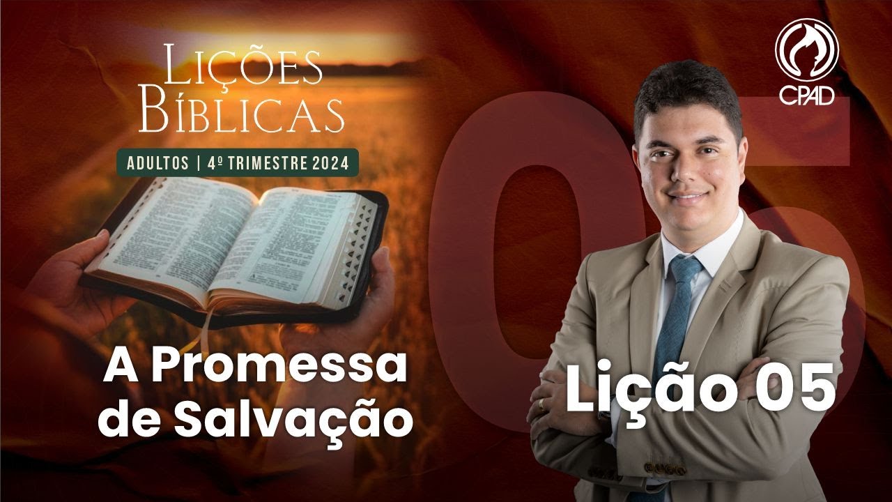 EBD Lição 05: A Promessa de Salvação 4º Trimestre de 2024 l Murilo Alencar