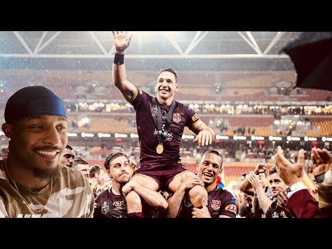 BILLY "THE KID" SLATER QLD Maroons reaction!