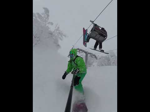 Zao onsen Yamagata 🏂 Japan  snowboard ❄️⛄️