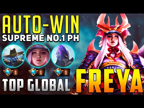 AUTOWIN TEAM SUPREME NO.1 PHILIPPINES | TOP GLOBAL FREYA | AUTO WIN | | MUST WATCH | MLBB✓