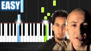 Video thumbnail of "Linkin Park - In The End - EASY Piano Tutorial by PlutaX"