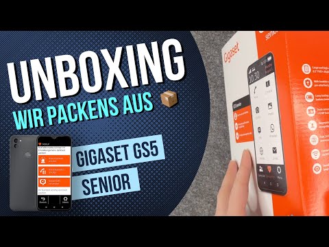 Gigaset GS5 Senior Unboxing (Deutsch)