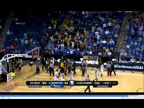 Southern Miss' Neil Watson ties the game against Memphis