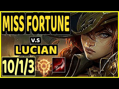 DEFT (MISS FORTUNE) vs LUCIAN - 10/1/3 KDA BOTTOM ADC CHALLENGER GAMEPLAY - KR