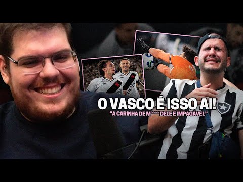 CASIMIRO REAGE: BOTAFOGO 1 (3) X (5) 1 VASCO - COPA DO BRASIL 2025 | Cortes do Casimito