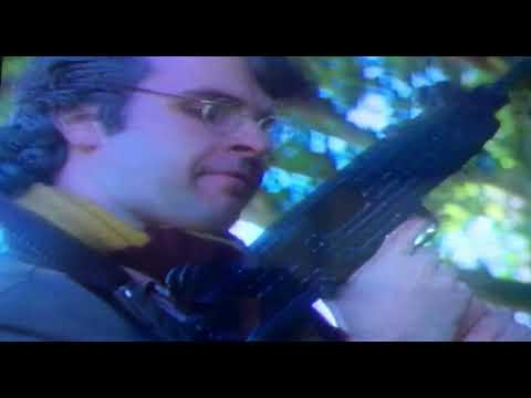 Bad Taste Derek pretends to shoot an alien