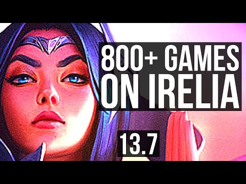IRELIA vs FIZZ (MID) | 800+ games, 4/1/1 | KR Master | 13.7
