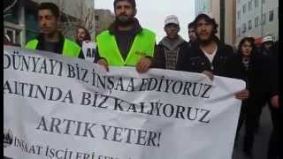 İnşaat-İş Fibrobeton önünde...