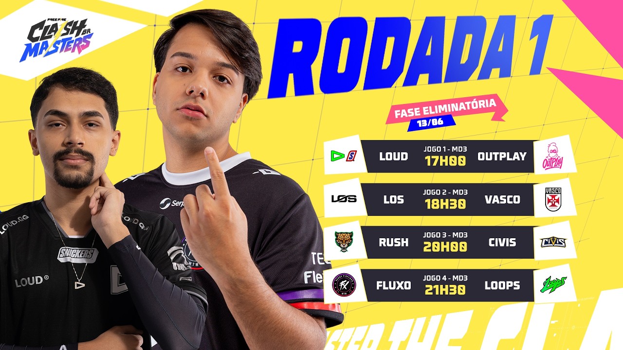 🔥FFCM BR 2026 🏆 RODADA 1 - FASE ELIMINATÓRIA | FREE FIRE AO VIVO🚨 #freefire