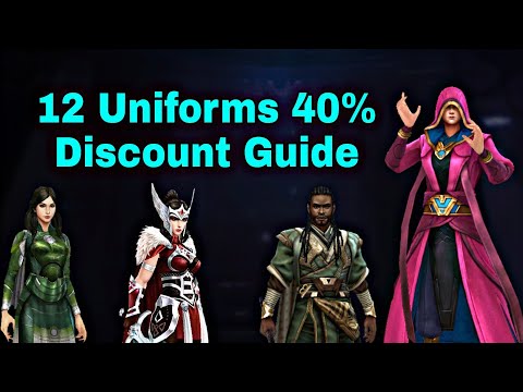 After 7th Anniversary 12 Uniforms 40% Discount Guide - Marvel Future Fight