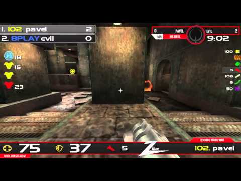 Q3God's QL Main Event - WB final - Evil vs pavel