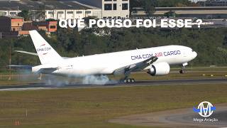 AEROPORTO DE GUARULHOS AGITADO COM VÁRIAS DECOLAGENS E POUSOS BELÍSSIMOS DOMINANDO TODA PISTA ✔
