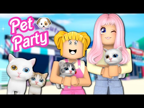 Caring for Cute Pets in Roblox with Goldie & Titi Games - Pet Party