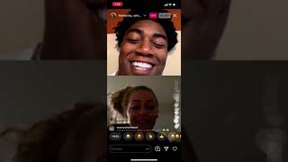 Fredo Bang With Amor Rose, Jordan Rene (@udreamofjordan), DancingI nstagram Live December 10, 2020
