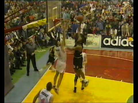 PLK 1996-97 Półfinał - 5 mecz - Mazowszanka Pruszków - Browary Tyskie Bobry Bytom