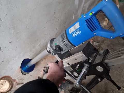 Trockenkernbohrung mit einer Baier BDB829