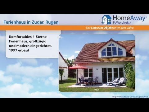Ferienort auf Rügen: Komfortables 4-Sterne-Ferienhaus, großzügig und - FeWo-direkt.de Video