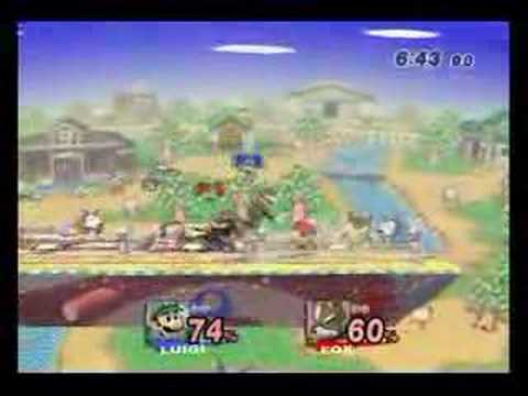 SSBB: kismet2(fox) vs. RAL9(luigi)