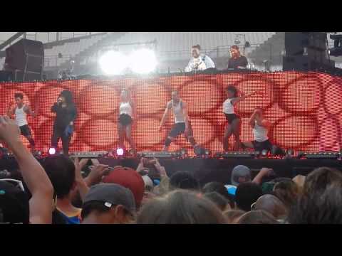 summer stadium festival marseille 2015  bob sinclar, big ali, dawn tallman  " feel the wibe"