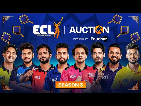 ECL Season 3 Auction FT. Elvish Yadav, Abhishek Malhan, Zayn Saifi & more | LIVE