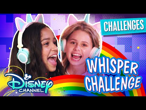 Whisper Challenge 💭 | Ruth & Ruby's Sleepover | Disney Channel