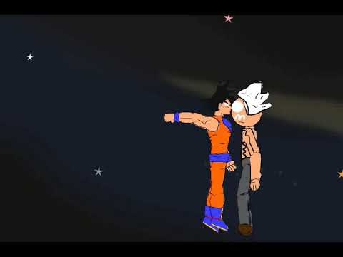 Goku vs Pops (regular show) 1/3