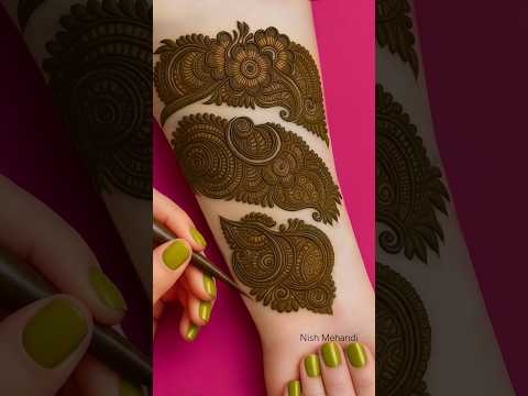 Bangle henna design 🌿✨#mehndi #mehndidesign #mehandi #henna #mehandidesign #viralvideo #bollywood