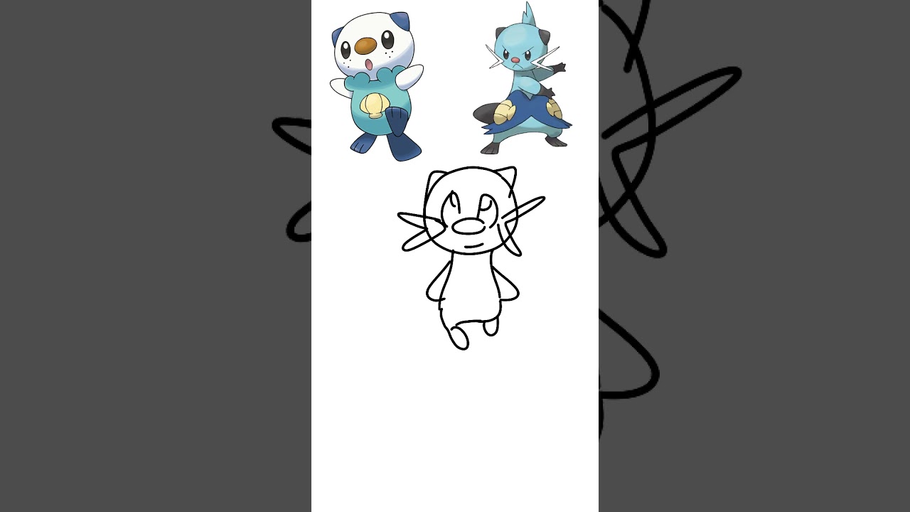 Dewott evolution #animation #pokemon #flipaclip #dewott