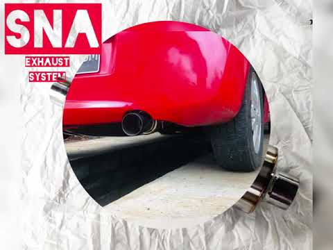 Pasang SNA EXHAUST SYSTEM H1 VALEN LONG + resonator SNA di  honda brio 2014