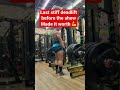 Buổi Deadlift cuối cùng trước khi bước vào Peak Week #shorts