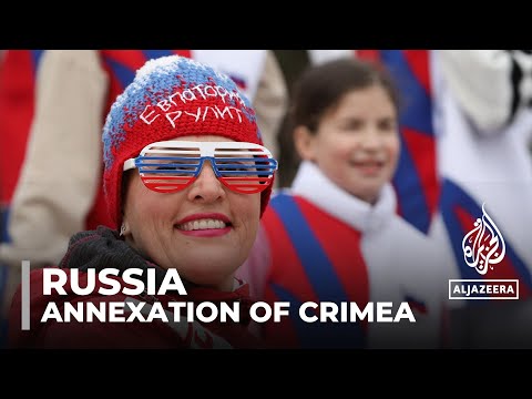 Crimea annexation: Thousands celebrate 10-year anniversary in Moscow