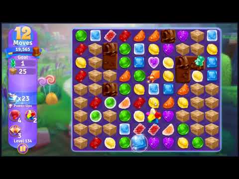 Willy Wonkas Sweet Adventure Level 134 - NO BOOSTERS 🍫 | SKILLGAMING ✔️